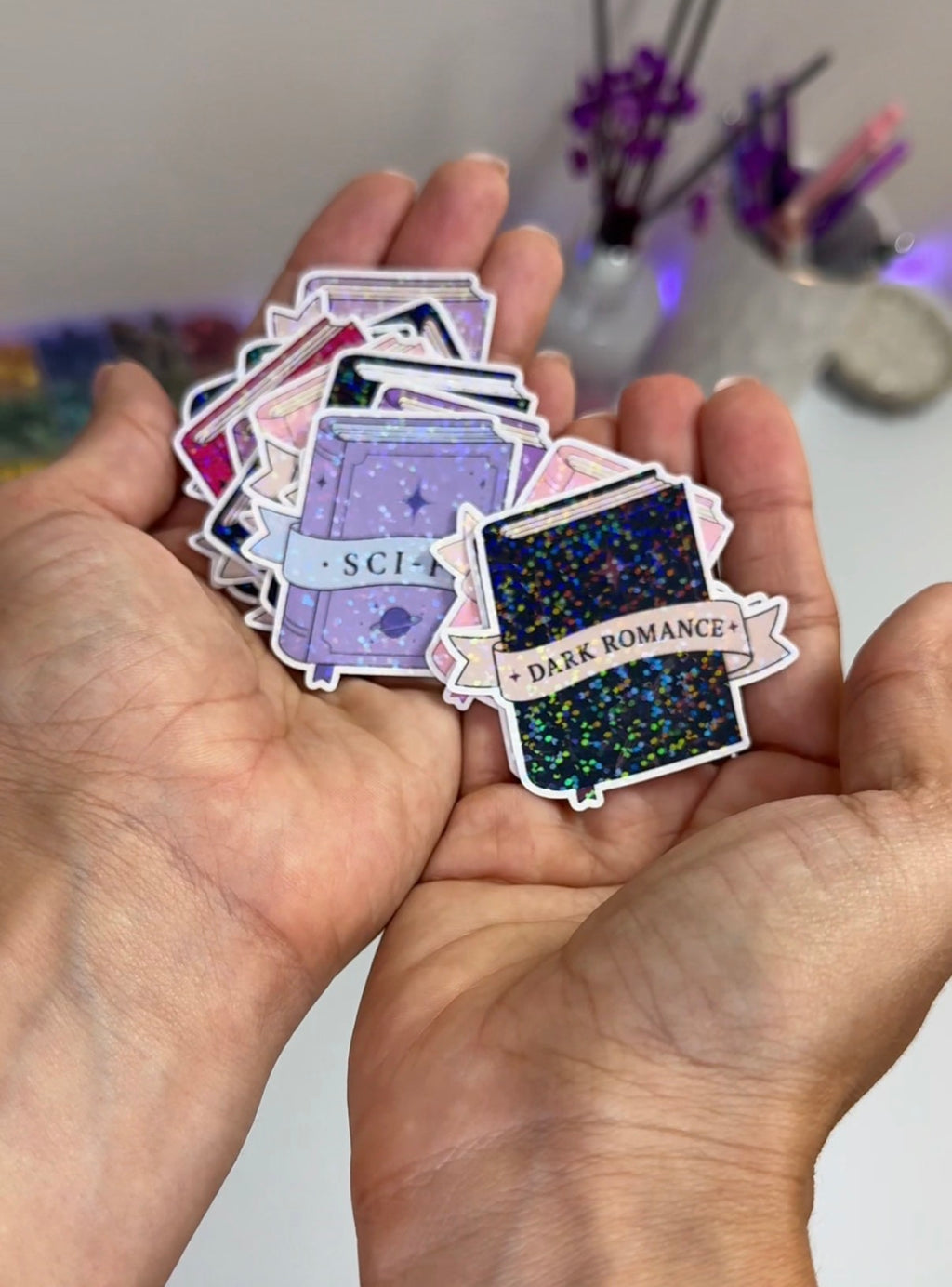 Collectible Book Genre Sticker