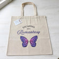 Escaping into Romantasy Canvas Tote bags